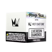 Mango Haze (S) | 1g Live Resin Diamonds | West Coast Cure