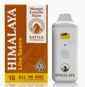 Himalaya 1g Mango Lemon Haze Live Sauce AIO Disposable