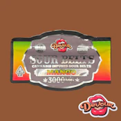 Devour 3000 mg Sour Belts- Mango