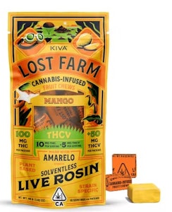 LOST FARM - Lost Farm Mango THCV Live Rosin Chews