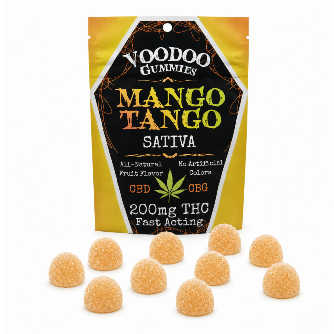 Voodoo - Mango Tango (THC:CBD:CBG) 10x20mg Gummies Main Image
