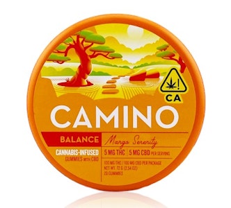 CAMINO - Camino Mango Serenity 1:1 CBD Gummies