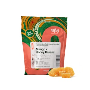 MFNY - Mango x Honey Banana | Live Resin Gummies | 100mg/10 Pieces