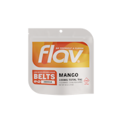 FLAV - SOUR MANGO LIVE RESIN GUMMY BELTS 100MG
