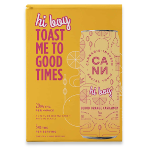 CANN - CANN - Hi Boys - Blood Orange Cardamom - Beverages - 4pk - 20mg