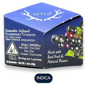 WYLD - Wyld - Elderberry THC:CBN 2:1 - Gummies - 10pk - 100mg 