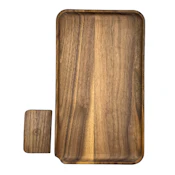 Marley Natural - Large Wood Rolling Tray - Accessories