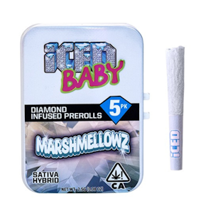HIT SLUGGERS - Marshmellowz (S-H) | .5g 5pk Baby Infused Prerolls | ICED
