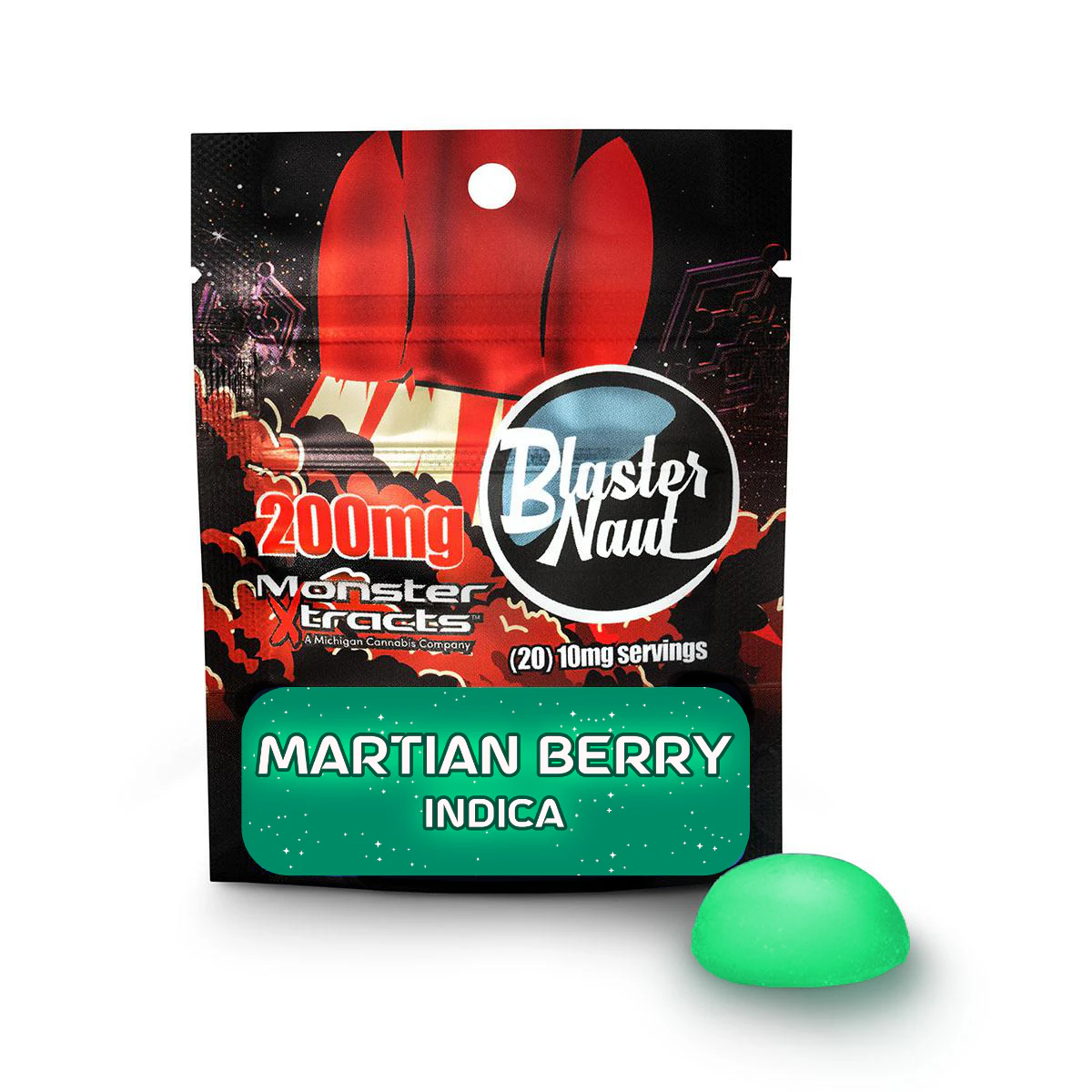 Monster Xtracts - Blaster Naut - Martian Berry - 200mg Main Image