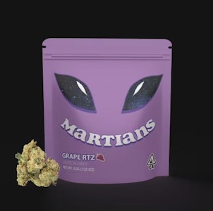 Martian - MARTIANS: Grape Runtz 3.5g (H) - Mixed Light Flower