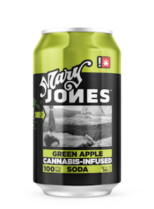 Mary Jones - Green Apple, Soda, 12oz