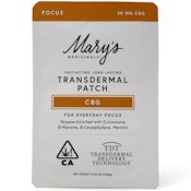 Focus CBG 20mg Transdermal Patch - Mary's Medicinals
