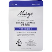 Indica 20mg Transdermal Patch - Mary's Medicinals