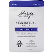 Relax THC 20mg Transdermal Patch - Mary's Medicinals