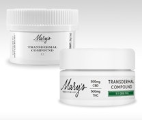 1:1 CBD:THC Relief 500mg Transdermal Compound - Mary's Medicinals