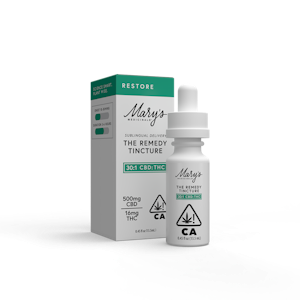 Mary's Medicinals  - 30:1 CBD:THC The Remedy 500mg Tincture - Mary's Medicinals