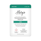 Mary's Medicinals-Transdermal Patch-Restore-CBD-20mg