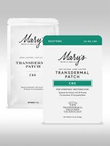 MARY'S MEDICINALS - MARYS MEDICINALS | CBD - TRANSDERMAL PATCH | TOPICAL 
