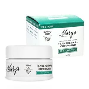 MARY'S MEDICINALS - MARYS MEDICINALS | RESTORE 1:10 THC/CBD | TOPICAL | 1OZ