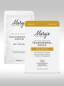MARY'S MEDICINALS - MARYS MEDICINALS | SATIVA - TRANSDERMAL PATCH | TOPICAL | 20MG