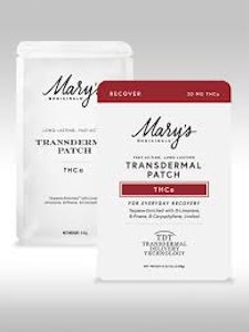 MARY'S MEDICINALS - MARYS MEDICINALS | THCA - TRANSDERMAL PATCH | TOPICAL | 20MG