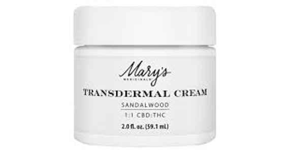 MARY'S MEDICINALS - MARYS MEDICINALS | SANDALWOOD 1:1 THC/CBD | TOPICAL | 2OZ