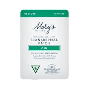 Relief 1:1 THC:CBD Transdermal Patch - MARY'S MEDICINALS