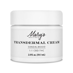 Mary's Medicinals - Sandalwood Transdermal Cream-Restore 2oz-Mary's Medicinals