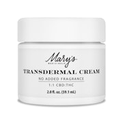 Unscented Relief 2oz. Transdermal Cream - MARY'S MEDICINALS