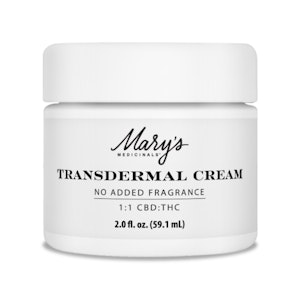 Mary's Medicinals - Unscented Transdermal Cream-Relief 2oz- Mary's Medicinals