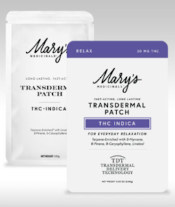 Mary's Medicinals - [Mary’s Medicinals] Transdermal Patch - 20mg - Indica Relax