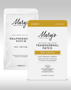 Mary's Medicinals - [Mary’s Medicinals] Transdermal Patch - 20mg - Sativa Energy