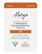  Mary's Medicinals-Transdermal-Patches Focus-(20mgCBG)