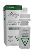 Mary's Medicinals- Sublingual Oil- Relief -200CBD:200THC