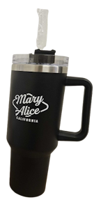 MARY ALICE - MARY ALICE - Accessories - Travel Mug - Black & White
