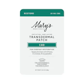Mary's Medicinals - 20mg CBD Transdermal Restore Patch