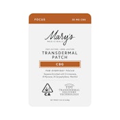 Mary's Medicinals - 20mg CBG Transdermal FOCUS Patch