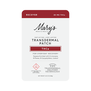Mary's Medicinals - Mary's Medicinals - 20mg THCa Transdermal RECOVER Patch