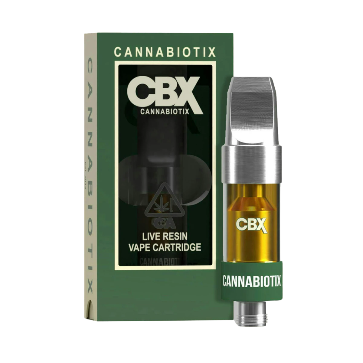 CBX: Cannabiotix - Master Kush (I) | .5g Live Resin Cartridge Vape | CBX Main Image