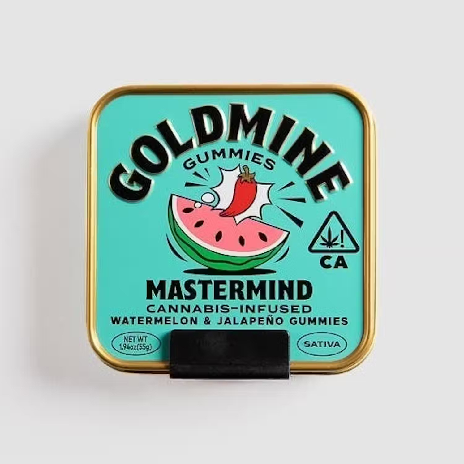 Goldmine Mastermind Watermelon & Jalapeño Sativa Gummies 100mg