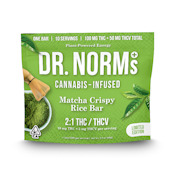 Dr. Norm's - Matcha Crispy Rice Bar 100mg