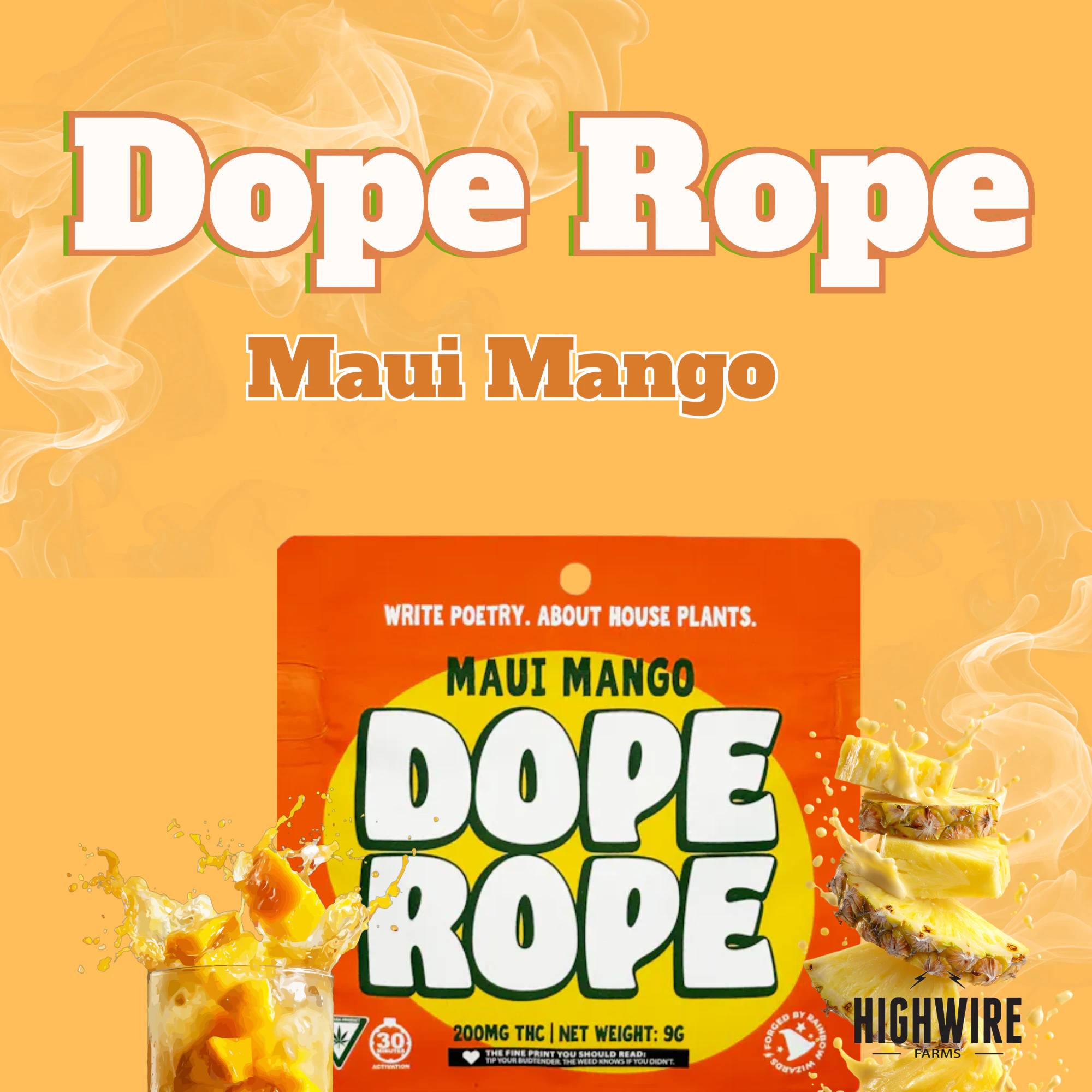Dope Rope - Dope Rope Maui Mango 200mg Main Image