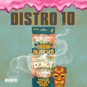 Rocket Stick Maui Milky Way Rosin Injected Donut 1.2g