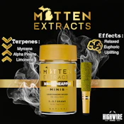 Mitten Extracts Maui Pineapple Infused Preroll  5pk 3.5g