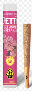 JETTY EXTRACTS - Maui Wowie x Amnesia Haze - HIGH THC - Infused Preroll - 1g
