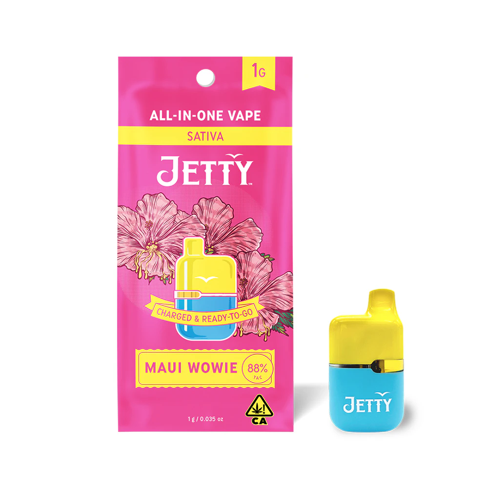 Jetty Extracts - Maui Wowie | High THC | Mini Tank AIO Main Image