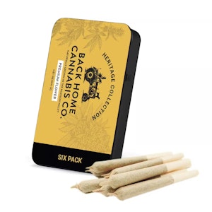 BACK HOME CANNABIS CO - Maui Wowie | Pre-rolls | 0.5g 6-pack | Back Home