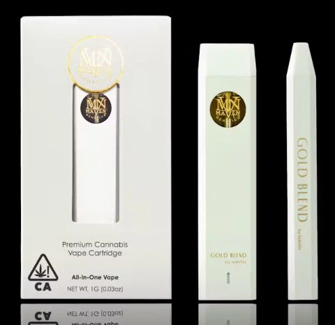 Marijuana Maven - Maven 1g Strawberry Cava Gold Blend AIO Disposable Main Image