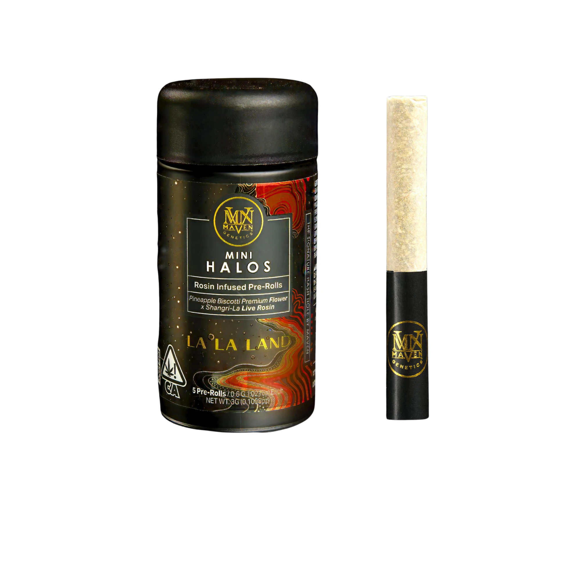 Marijuana Maven - Maven | La La Land | Infused Pre-Roll Pack | [3g] 5pk | Hybrid Main Image