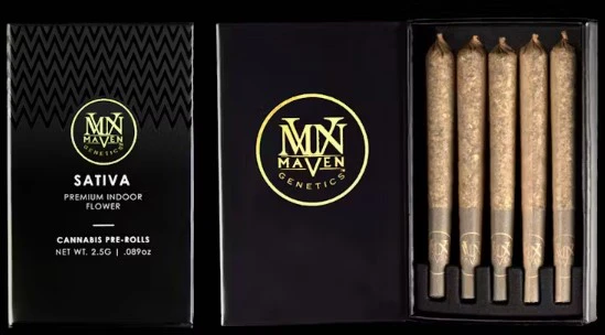 Marijuana Maven - Maven .5g Chrome Dome Preroll 5pk Main Image